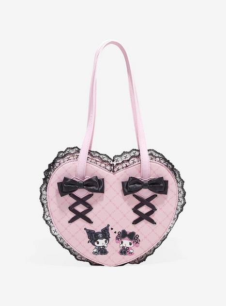 Her Universe Hello Kitty Pink Heart Baguette Bag