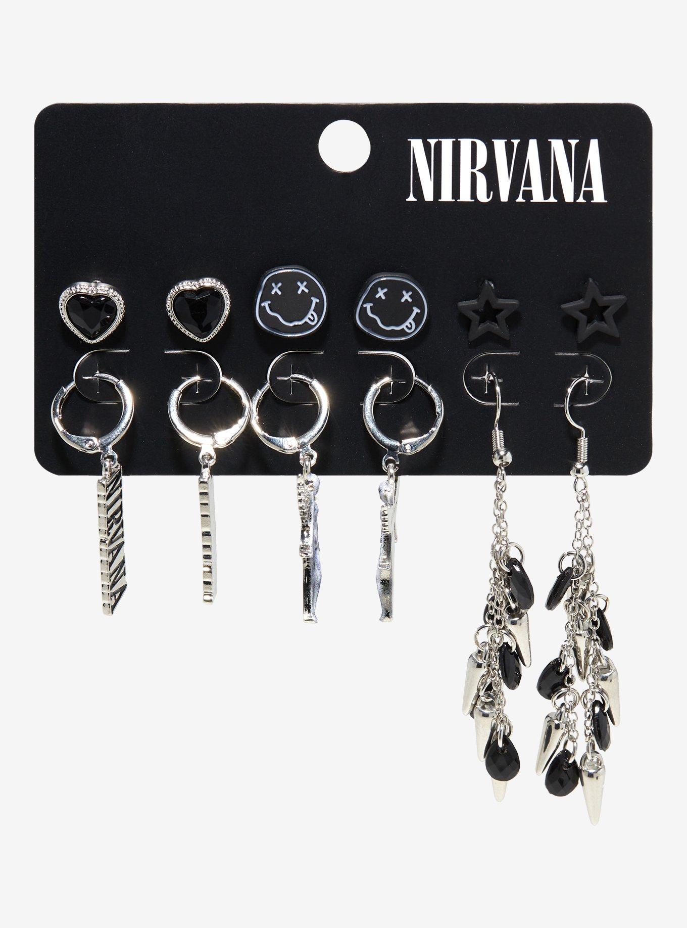 Nirvana Logo Earring Set, , hi-res