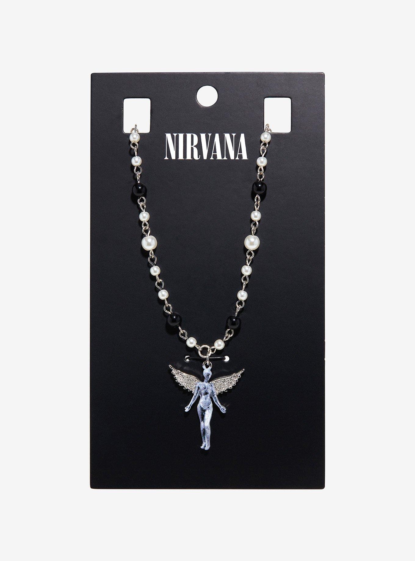 Nirvana In Utero Angel Bead Necklace, , hi-res
