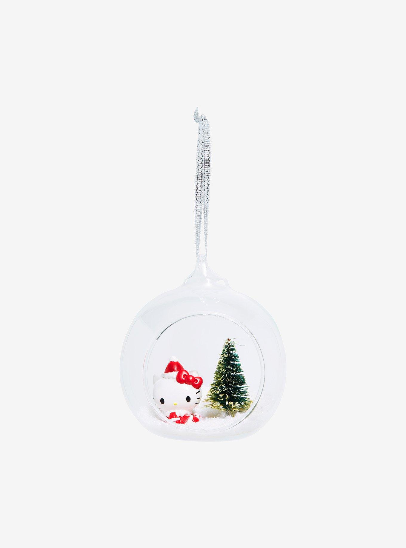 Hello Kitty Glass Tree Ornament, , hi-res
