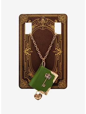 Mini Book Lock Necklace, , hi-res