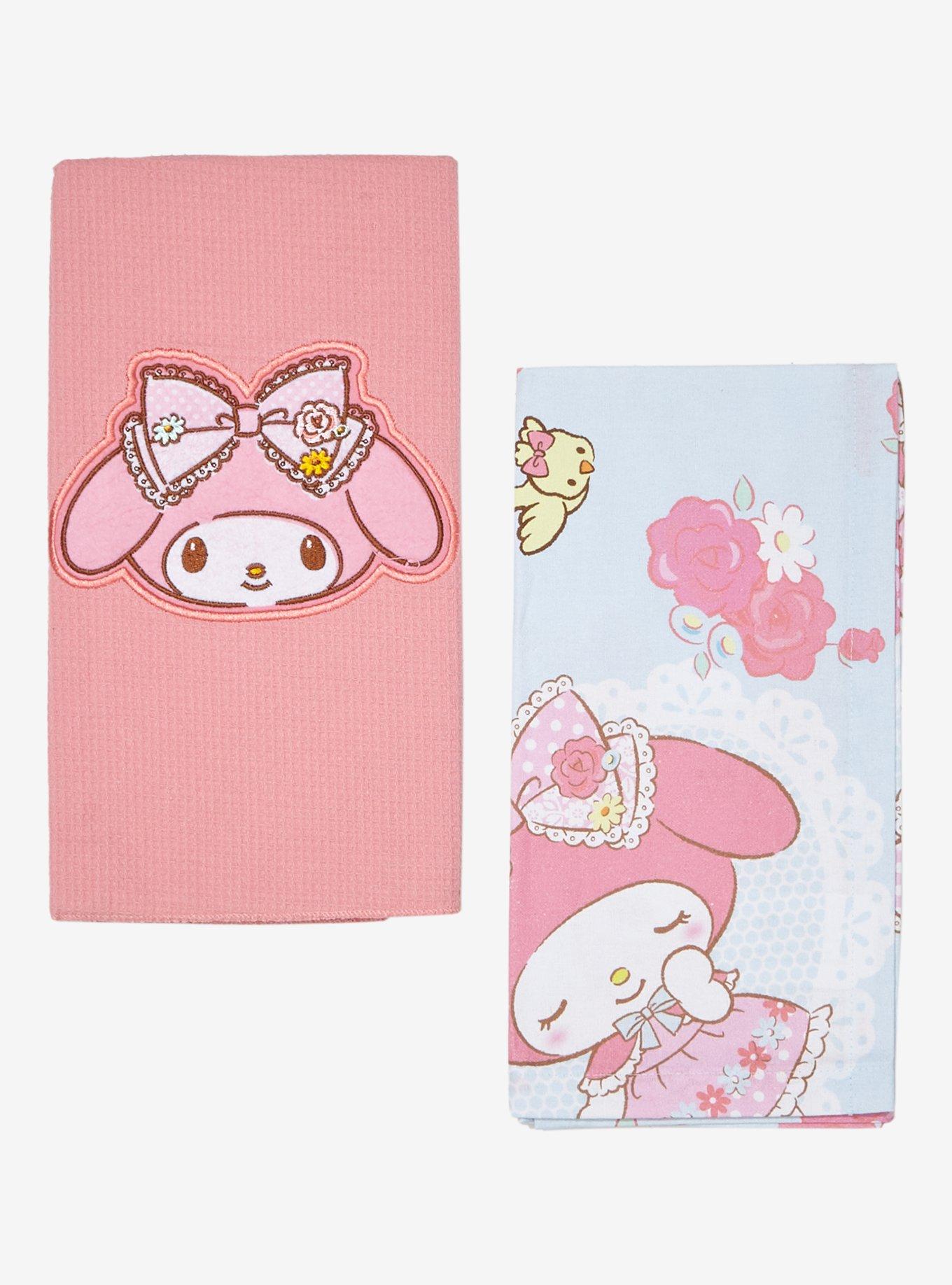 My Melody Floral Kitchen Towel Set, , hi-res