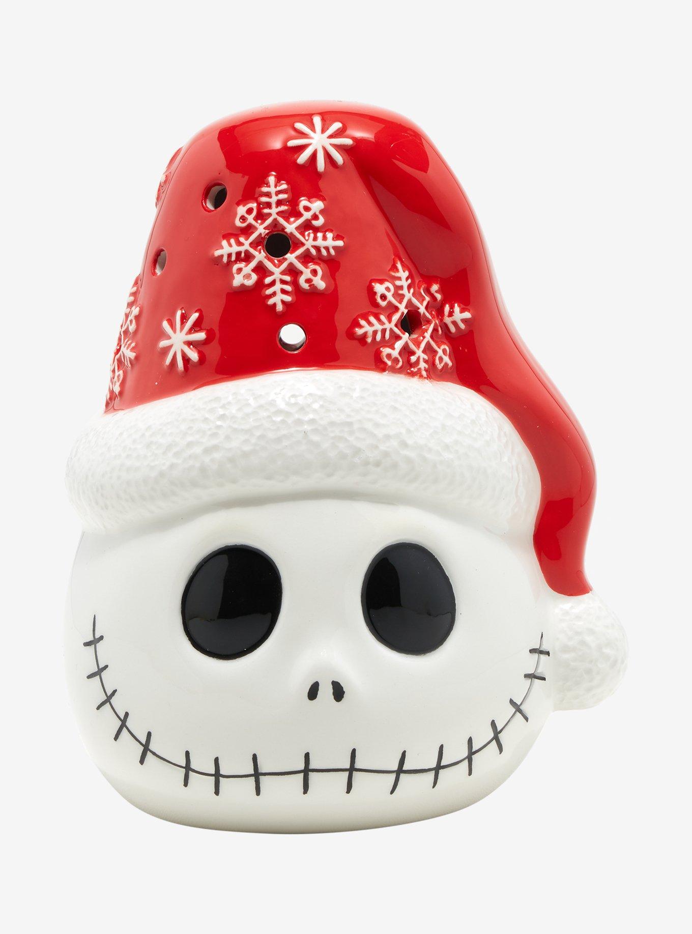The Nightmare Before Christmas Jack Santa Hat Light-Up Garden Statue, , hi-res