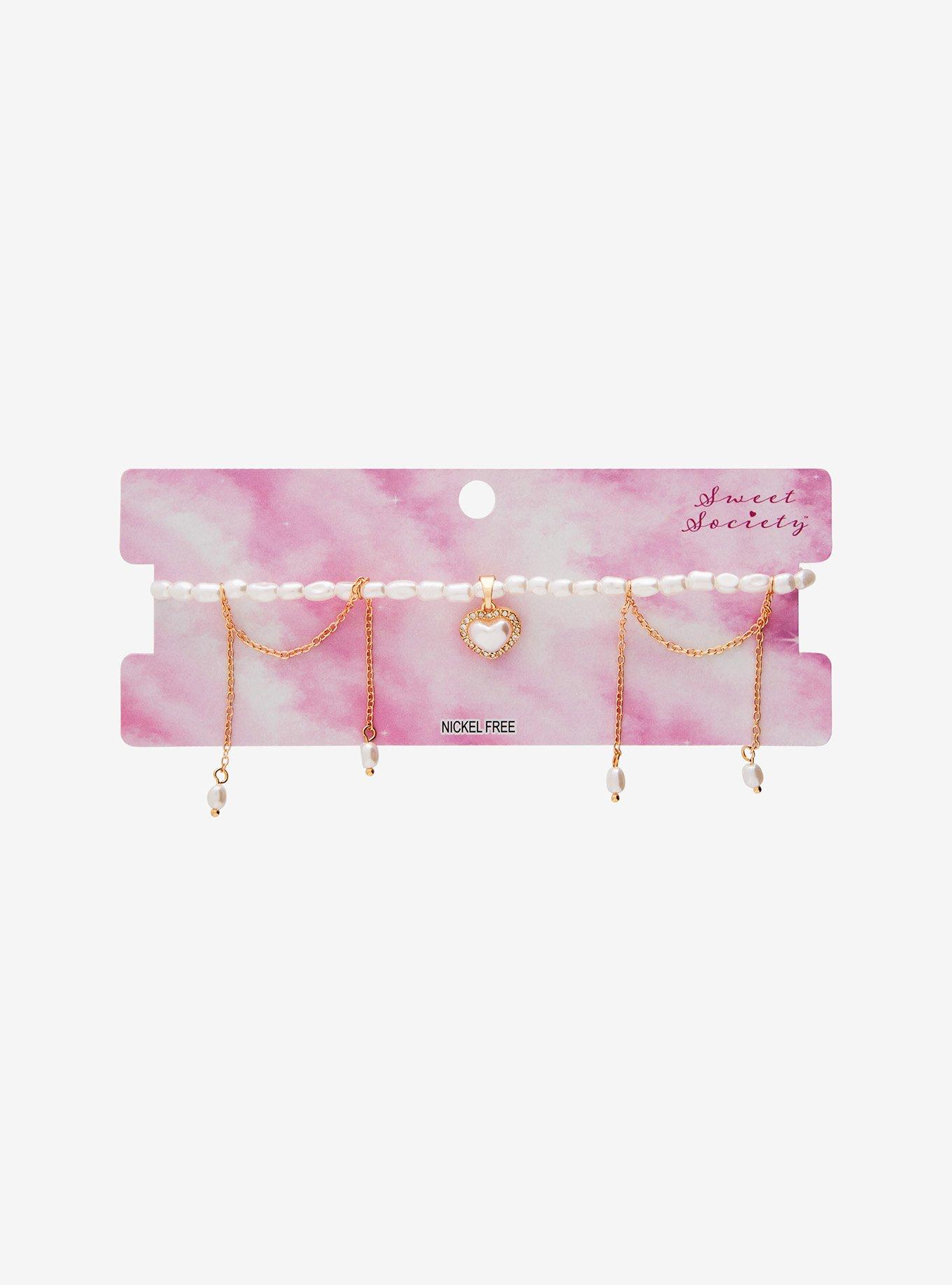 sweet-society-pearl-heart-charm-choker-hot-topic