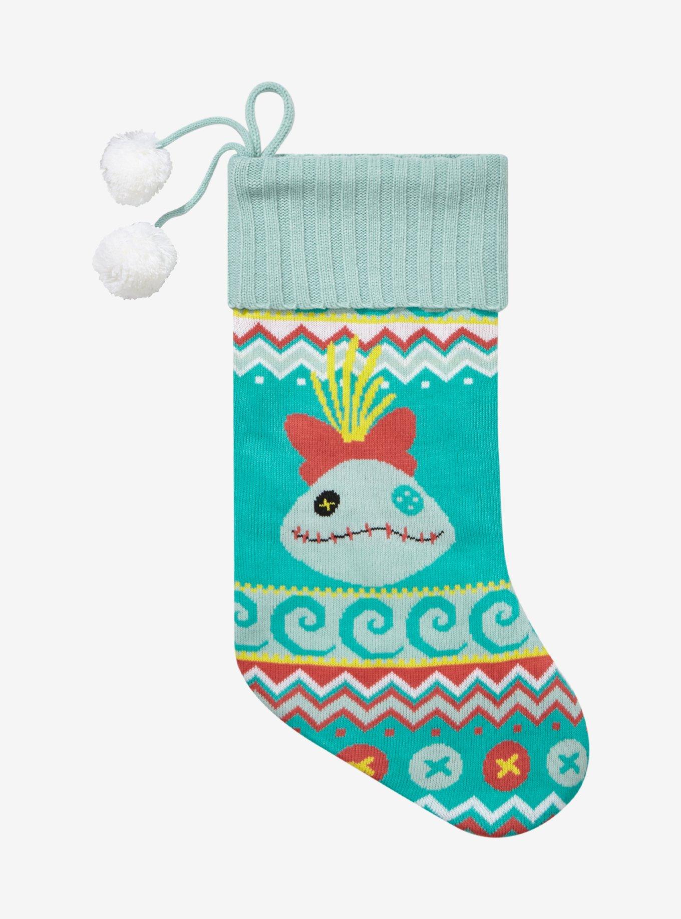 Disney Lilo & Stitch Christmas Plush Stitch With Scrump Stocking