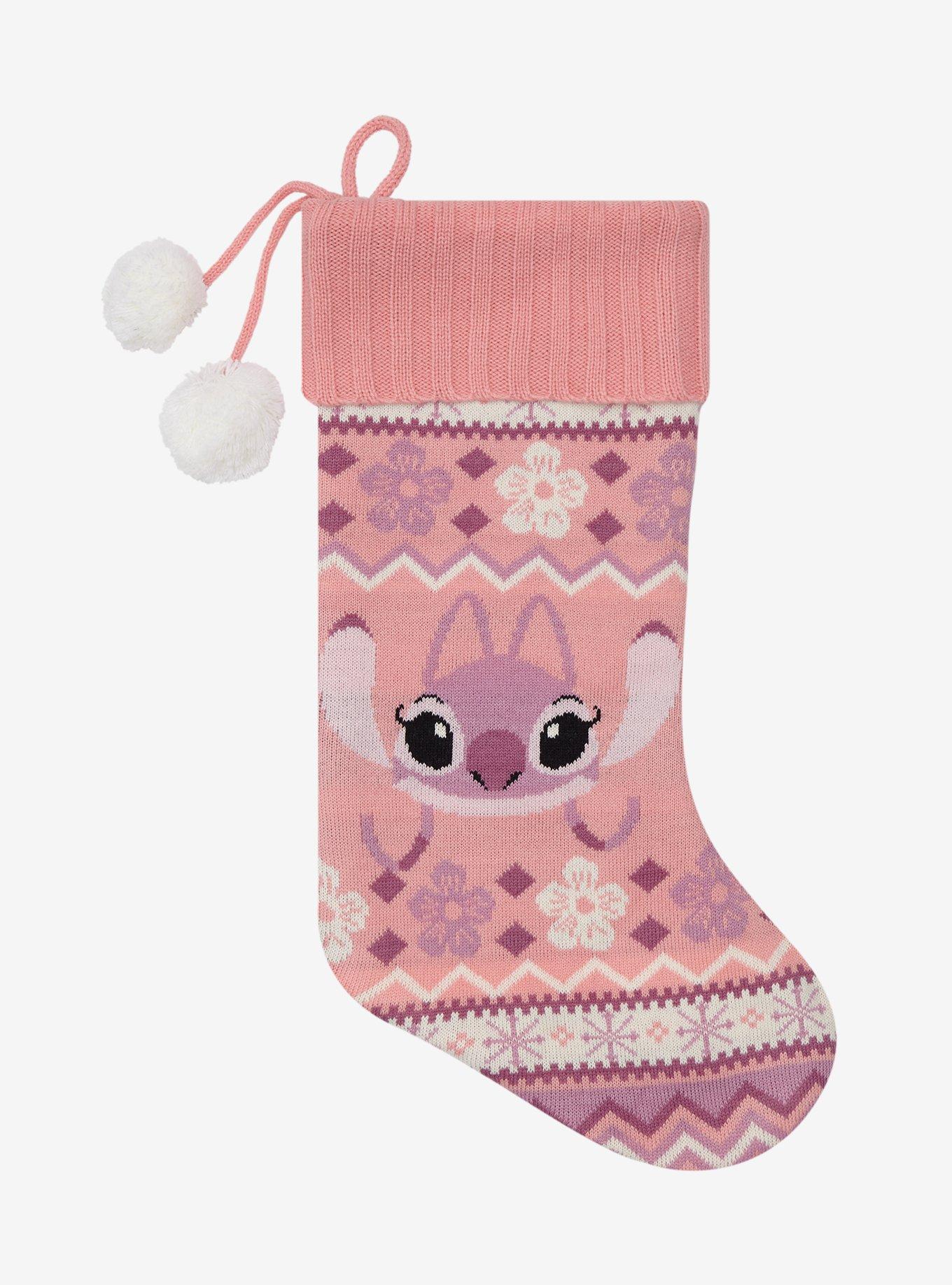 Hot Topic Disney Lilo & Stitch Fair Isle Stitch Stocking