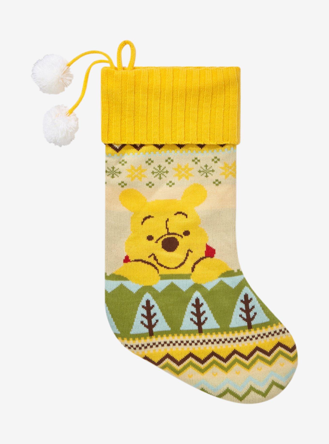 Disney Winnie The Pooh Pom Stocking, , hi-res