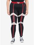 Her Universe Marvel Scarlet Witch Mesh Leggings Plus Size Her Universe Exclusive, RED, hi-res