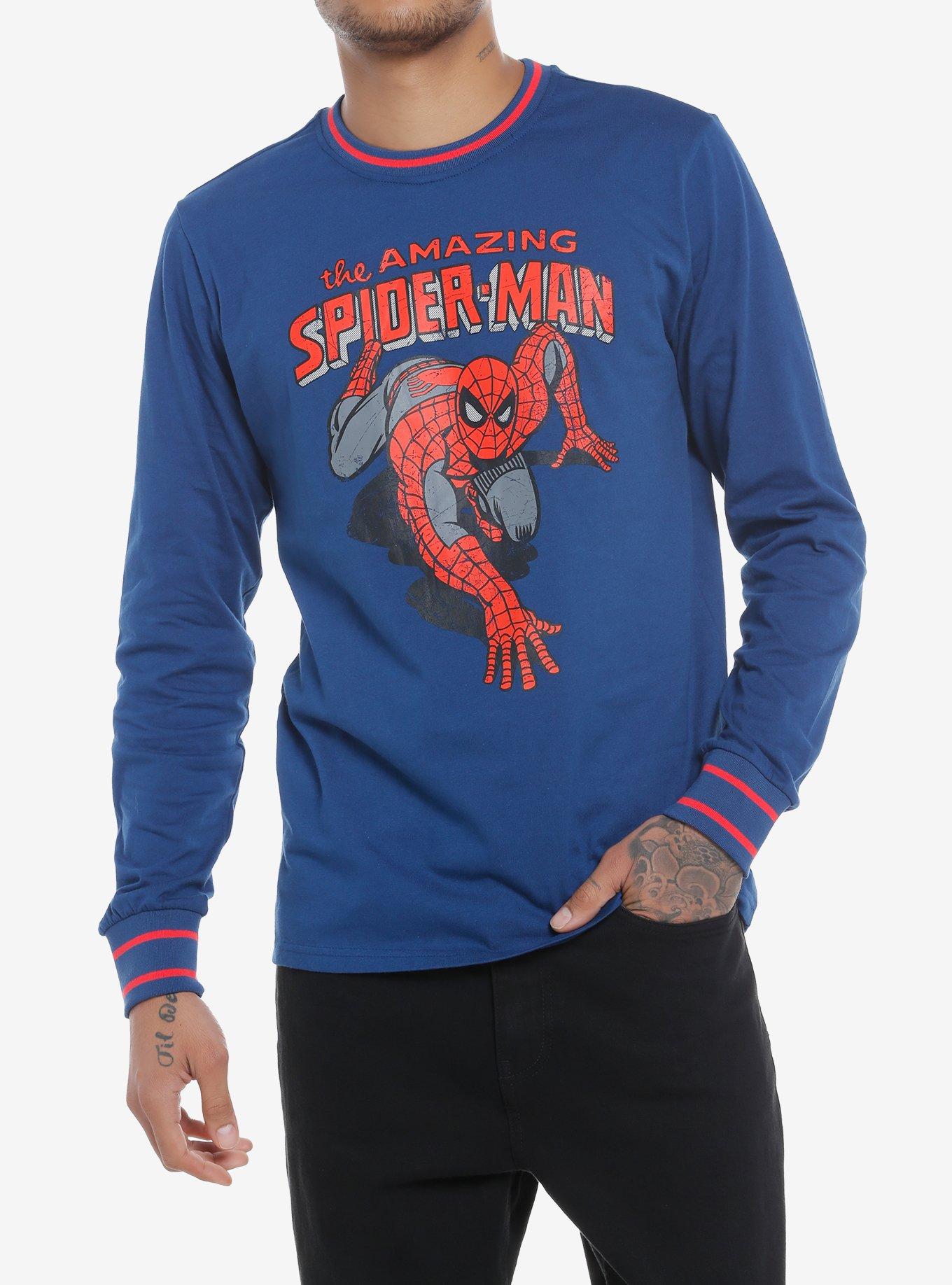 Spiderman long cheap sleeve top