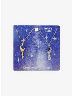 Cosmic Aura Celestial Wand Best Friend Necklace Set, , hi-res