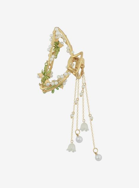 Thorn & Fable Pearl Flower Claw Hair Clip | Hot Topic