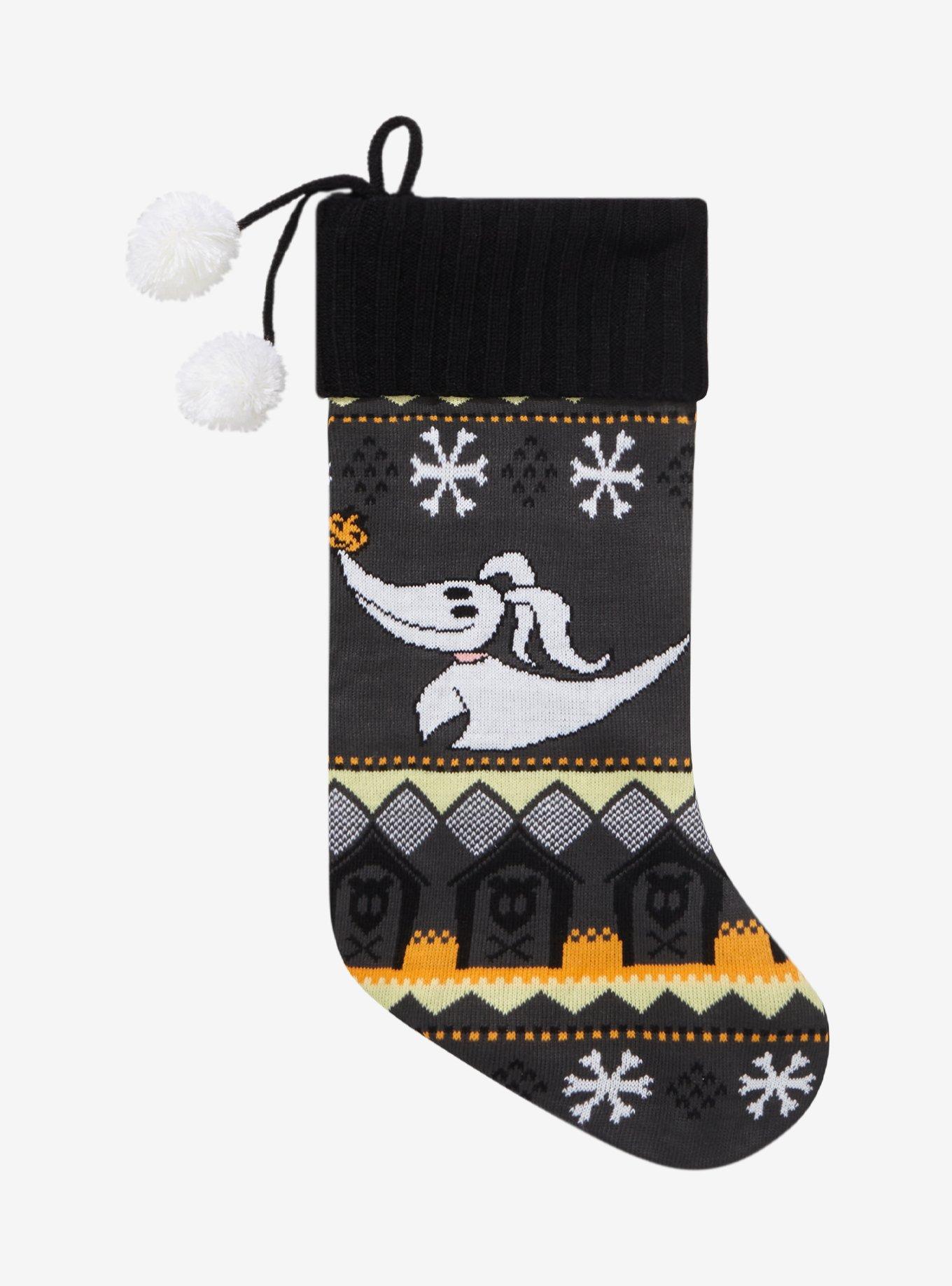 The Nightmare Before Christmas Zero Pom Stocking