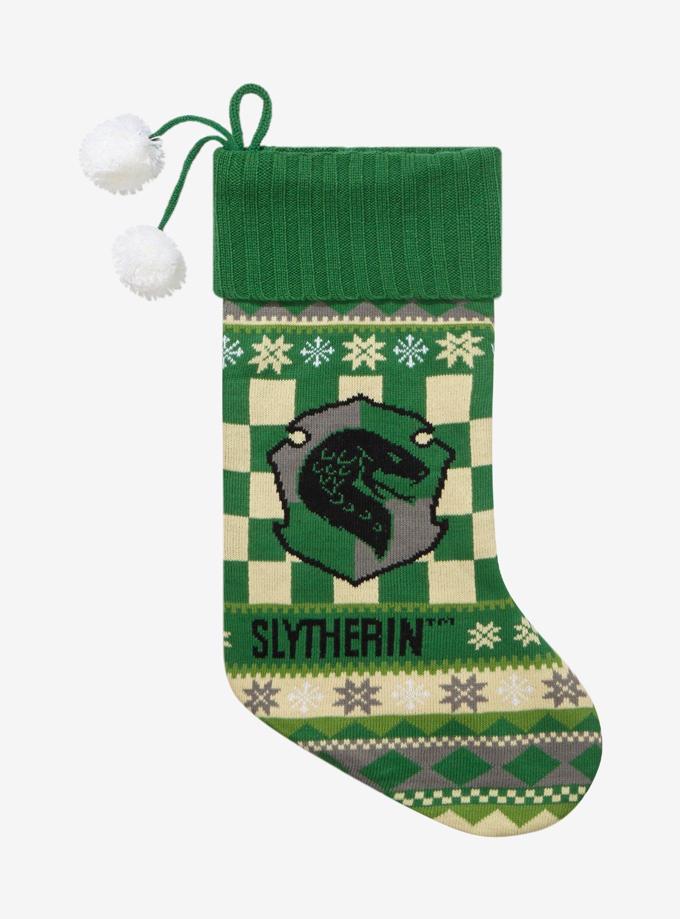 Harry Potter Slytherin Pom Stocking, , hi-res