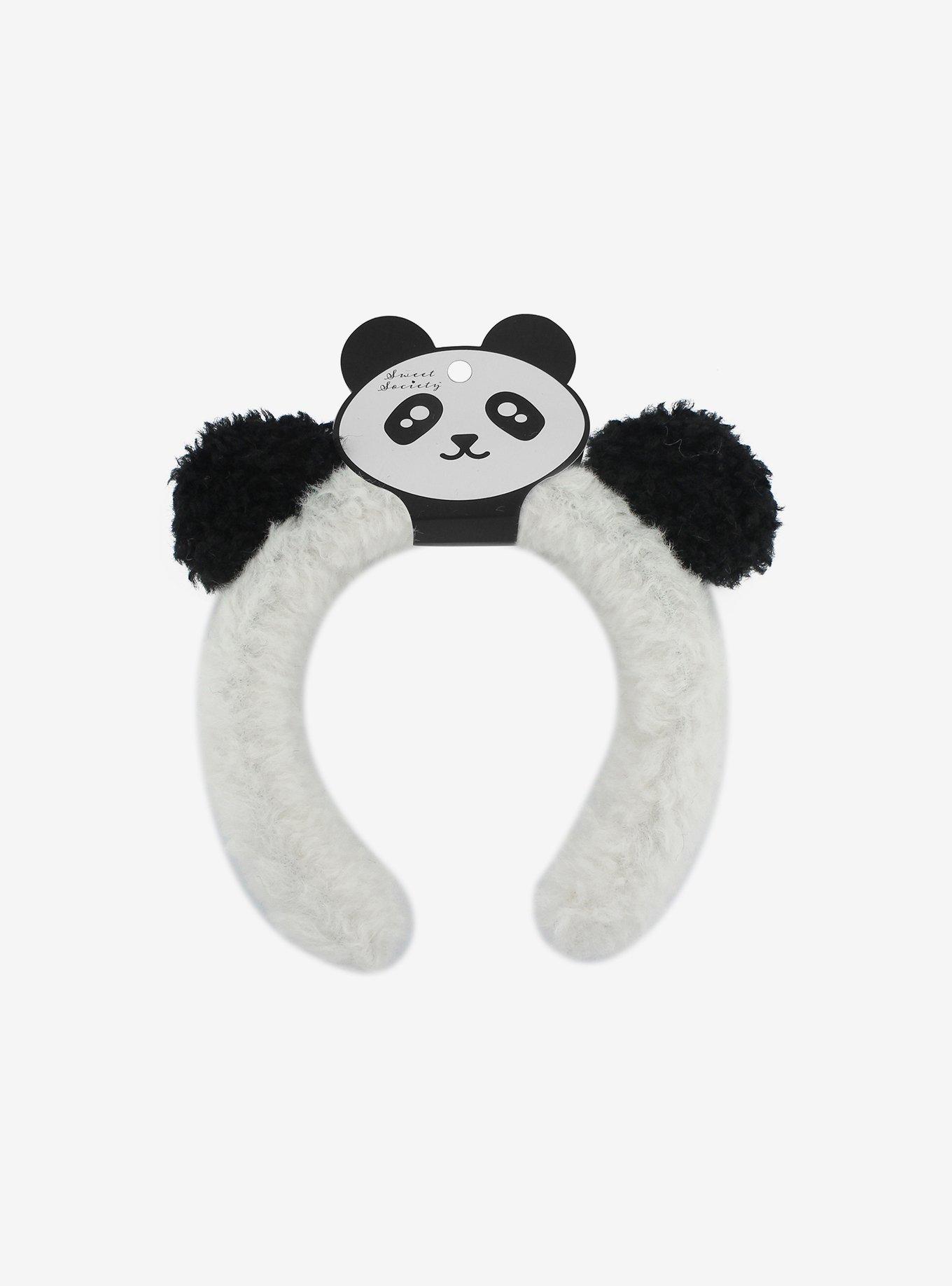Sweet Society Panda Sherpa Headband, , hi-res
