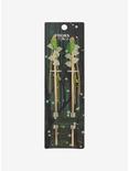 Thorn & Fable Dangling Flower Leaf Hair Stick Set, , hi-res