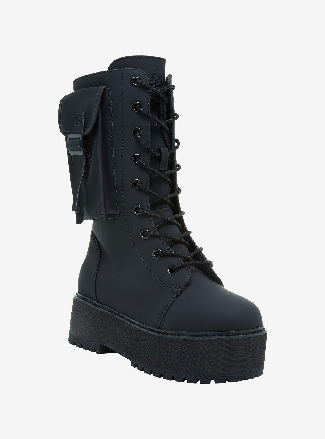 YRU Black Slayr Hi Desert Boots, MULTI, hi-res