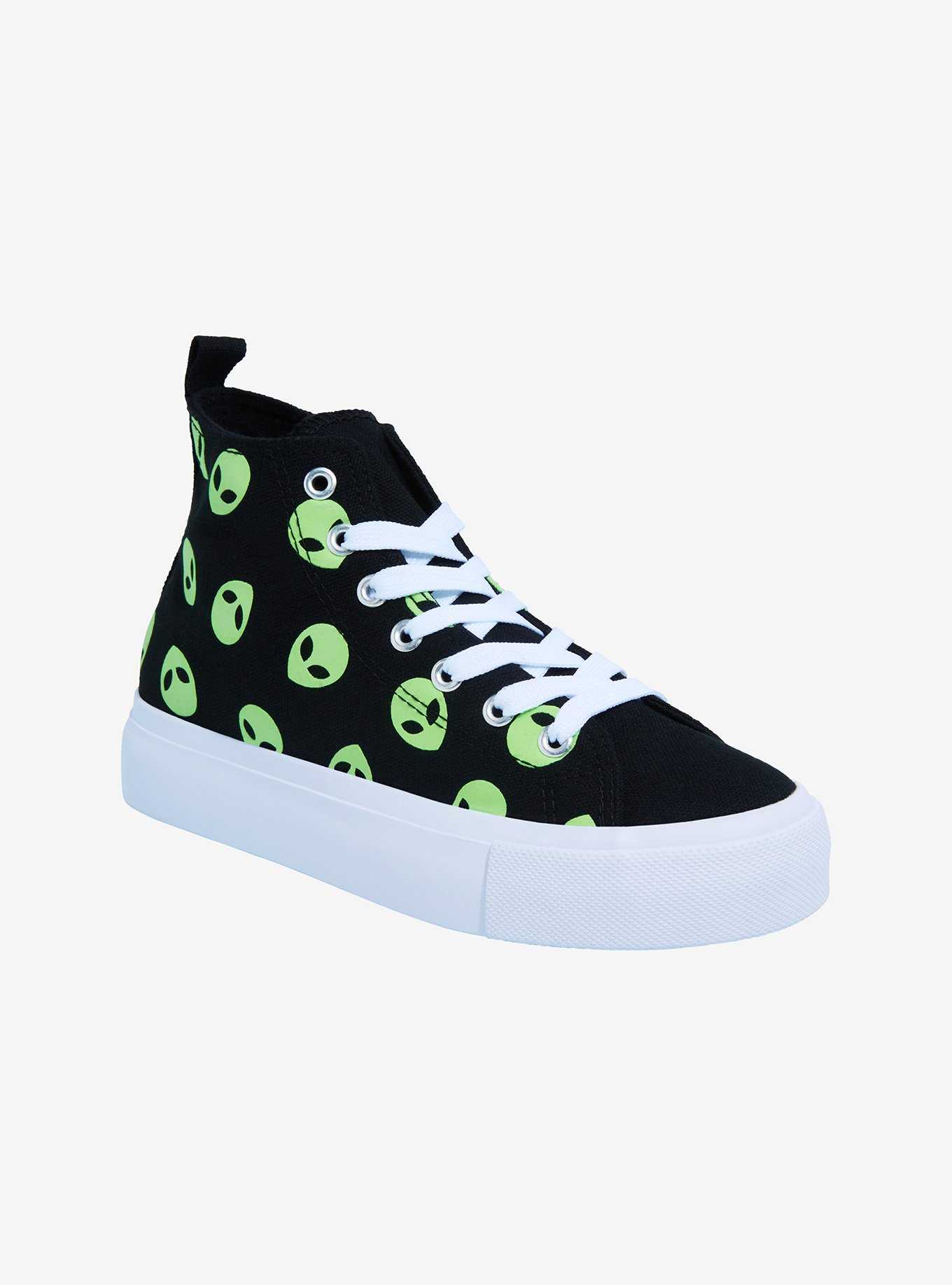 Alien Hi-Top Platform Sneakers, , hi-res