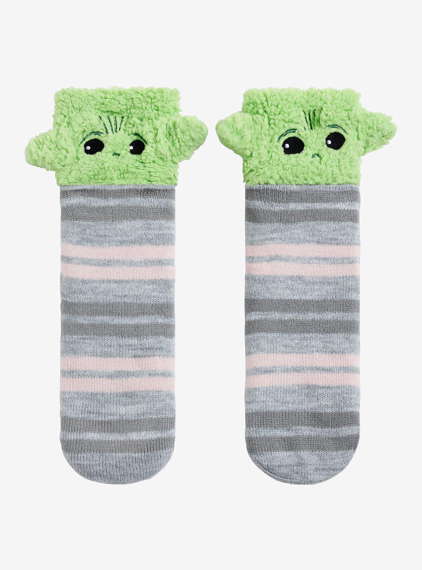 Star Wars The Mandalorian Grogu Cozy Slipper Socks, , hi-res