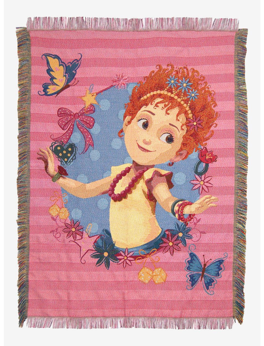Fancy Nancy Mademoiselle Woven Tapestry Throw Blanket, , hi-res