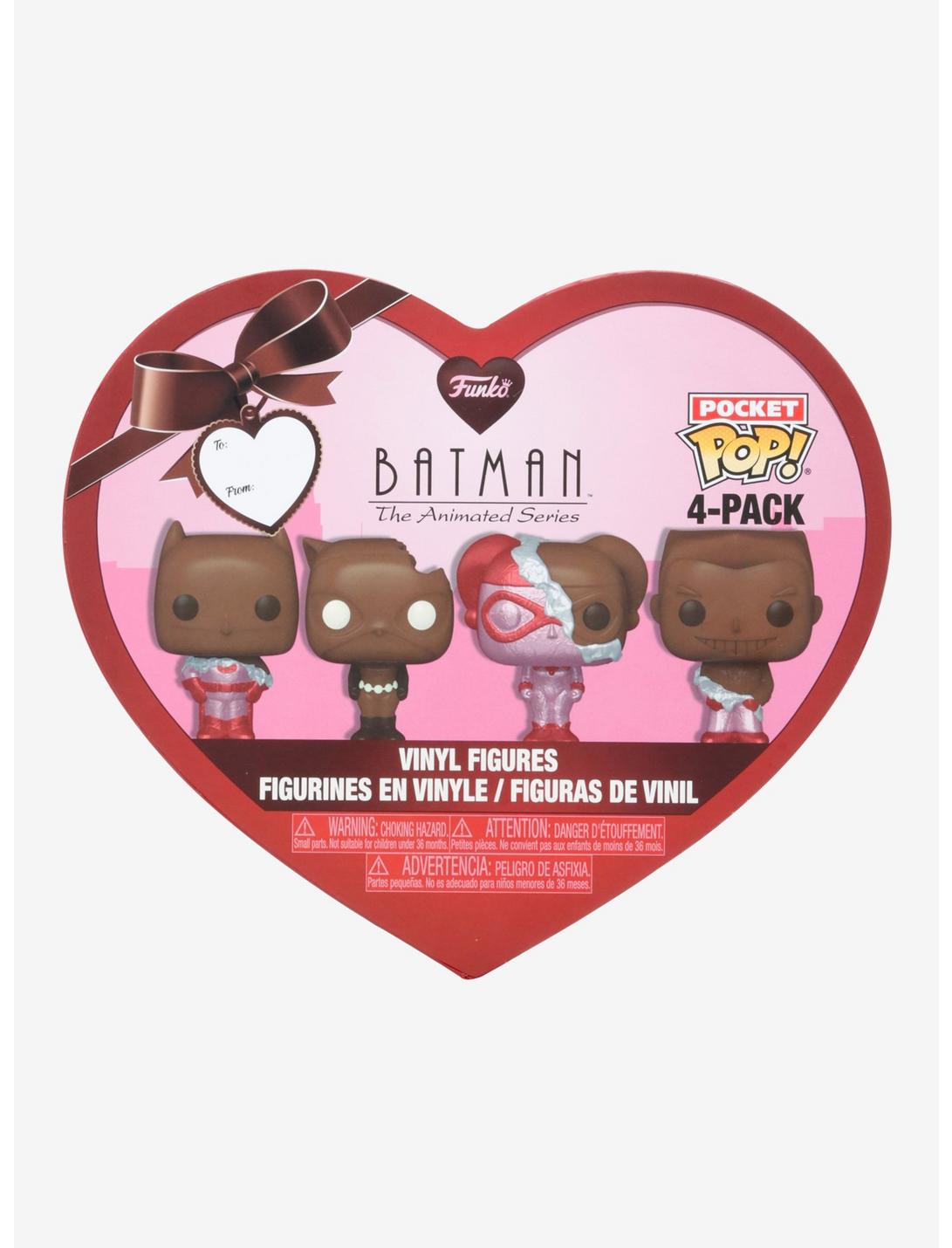 Funko Pocket Pop! DC Comics Batman the Animated Series (Valentine) Chocolate Vinyl Figure Set, , hi-res