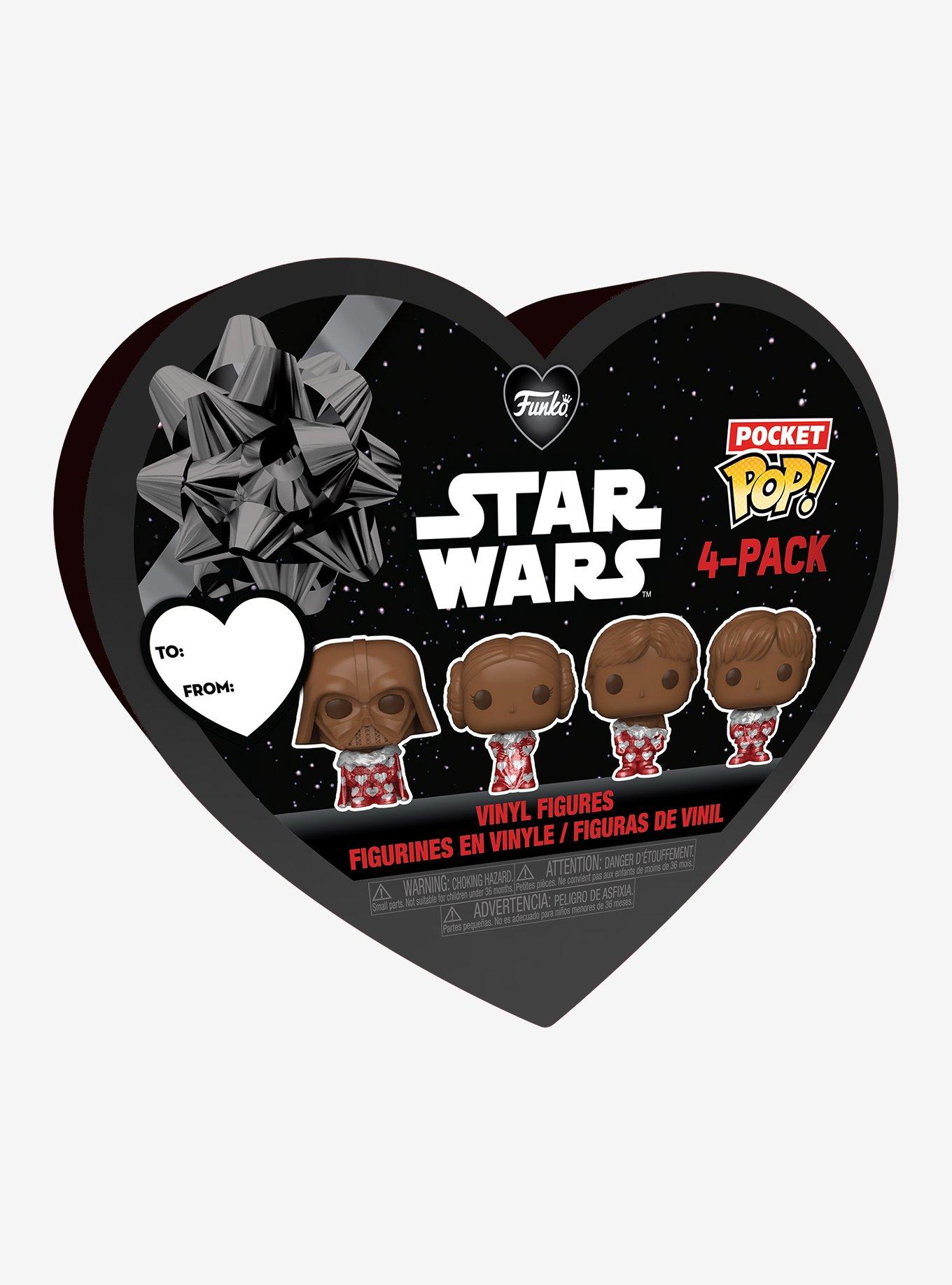 Funko Pocket Pop! - Happy Valentine´s Day - Heart Box with 4 figures - Star  Wars - Special Edition