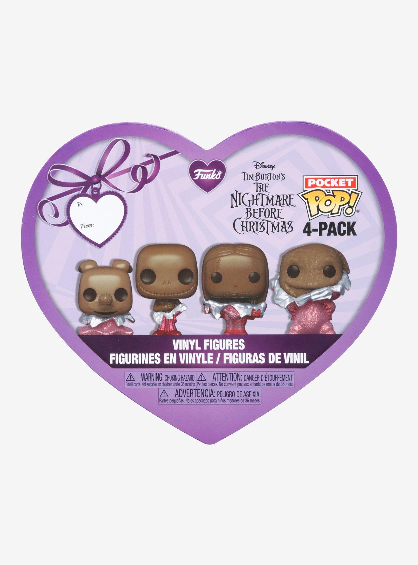 Funko Pocket Pop! Disney The Nightmare Before Christmas Characters (Valentine) Chocolate Vinyl Figure Set, , hi-res