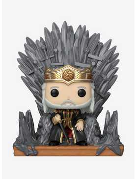 Funko Pop! Deluxe House of the Dragon Viserys on the Iron Throne Vinyl Figure, , hi-res