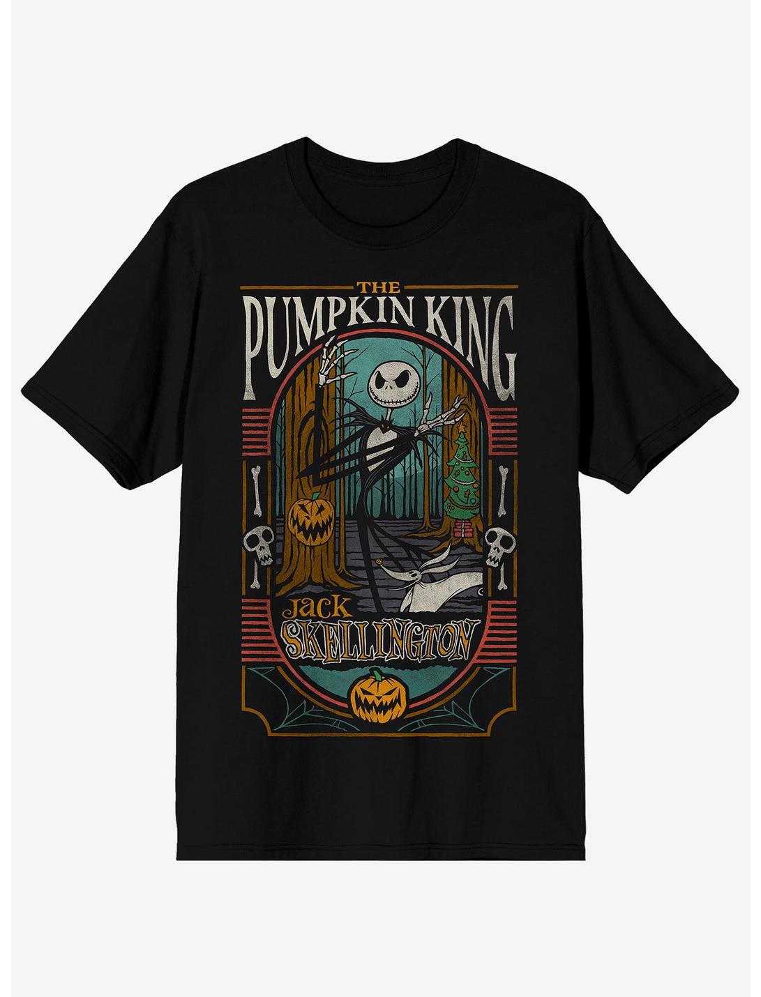 The Nightmare Before Christmas Pumpkin King Frame T-Shirt, BLACK, hi-res