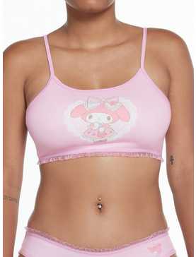 My Melody Pink Bow Bralette, , hi-res