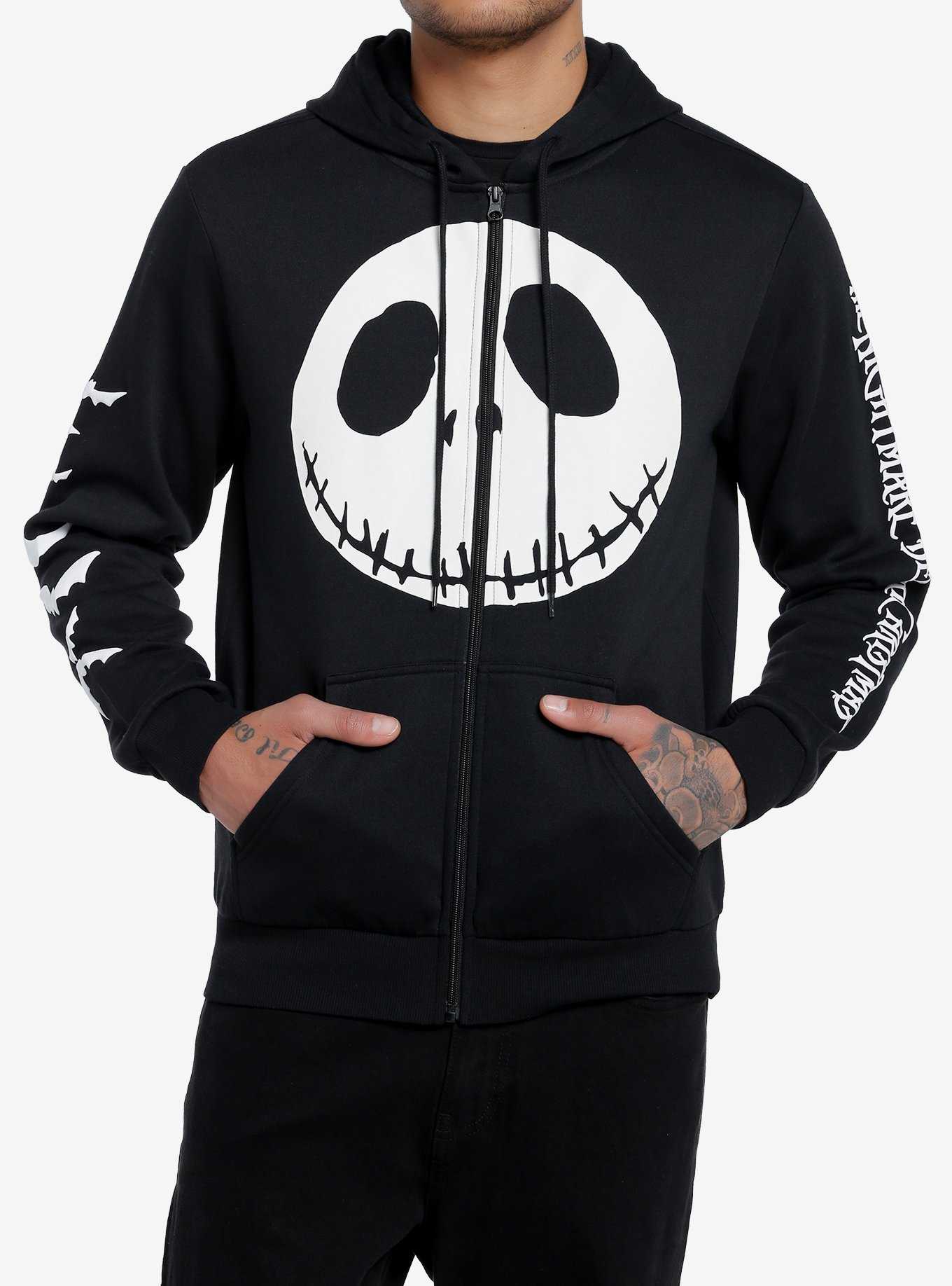 The Nightmare Before Christmas Jack Glow-In-The-Dark Hoodie, , hi-res