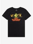 The Nightmare Before Christmas Jack Orange Double-Sided T-Shirt, BLACK, hi-res