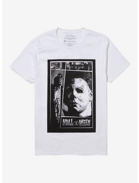 Halloween Michael Myers Panels T-Shirt, , hi-res