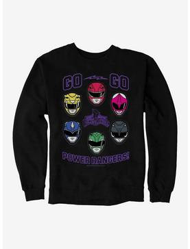Plus Size Mighty Morphin Power Rangers Go Go Power Rangers Helmets Sweatshirt, , hi-res