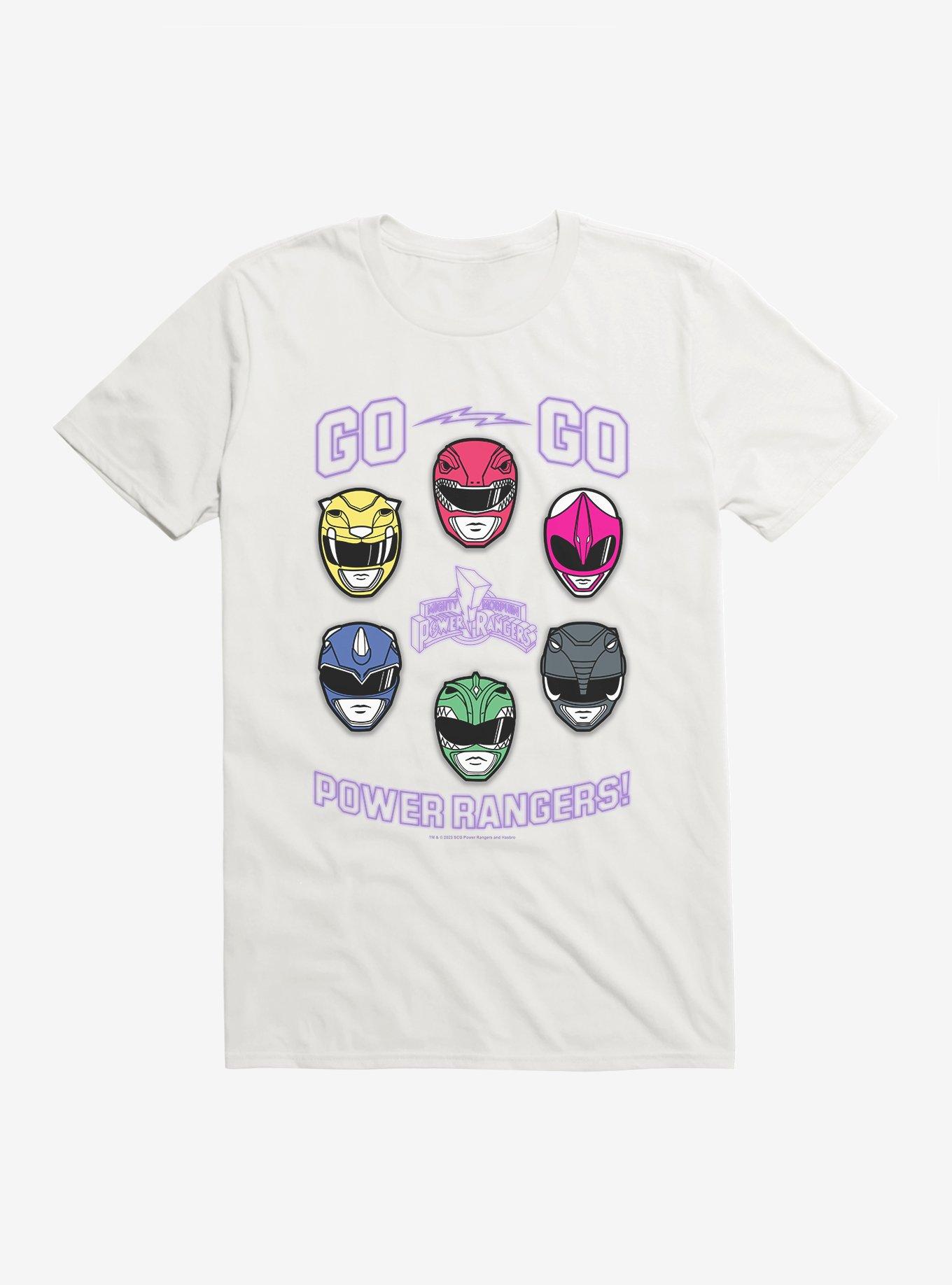 Mighty Morphin Power Rangers Go Helmets T-Shirt