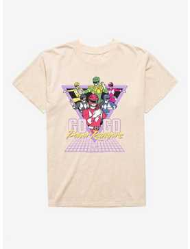 Mighty Morphin Power Rangers Go Go Power Rangers Retro Mineral Wash T-Shirt, , hi-res