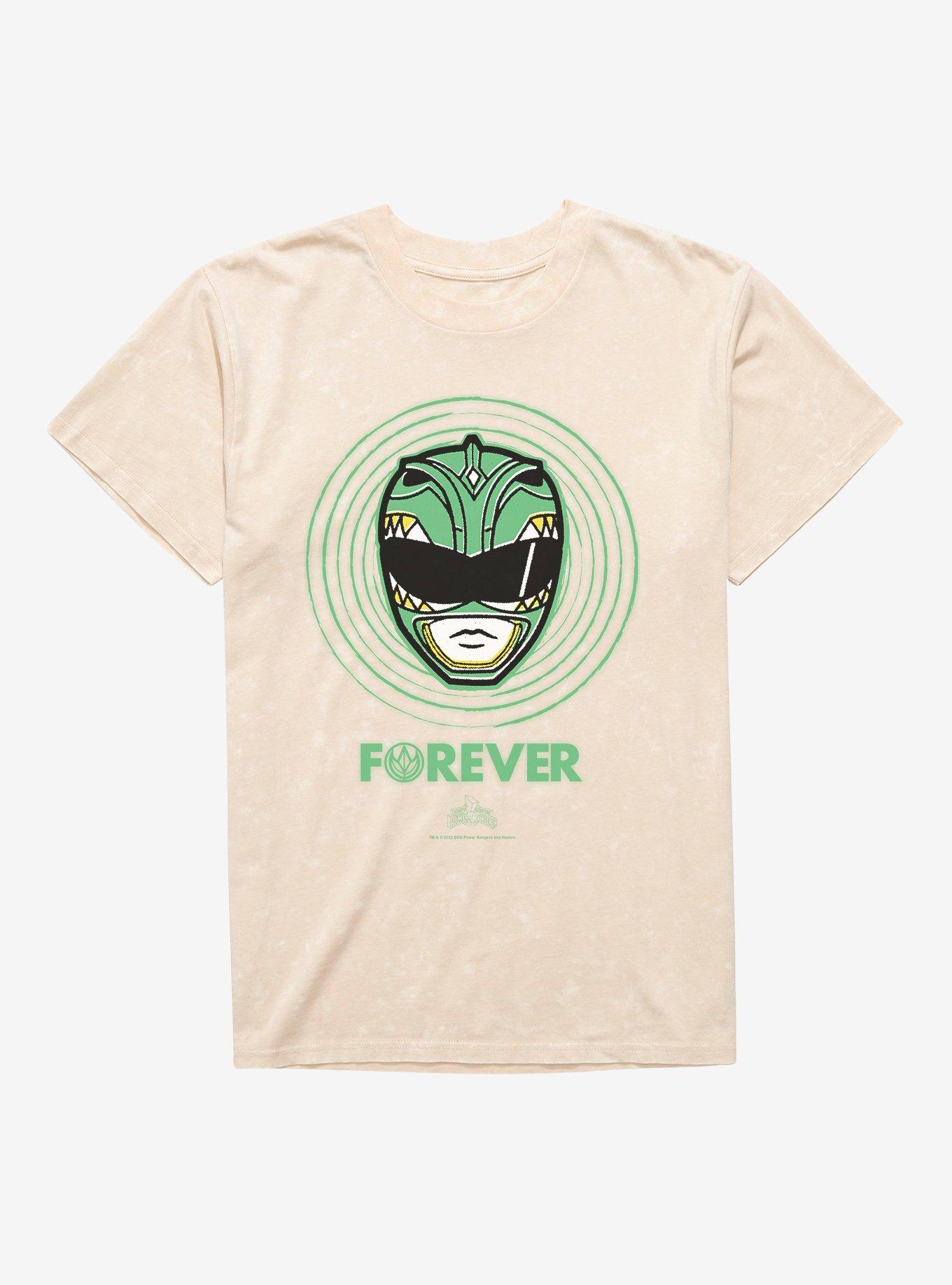 Mighty Morphin Power Rangers Green Ranger Forever Mineral Wash T-Shirt, NATURAL MINERAL WASH, hi-res