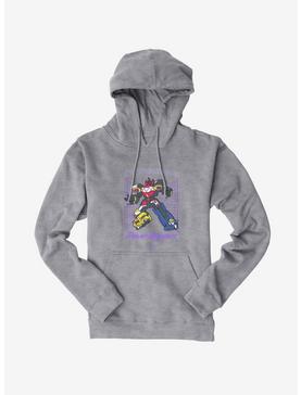Plus Size Mighty Morphin Power Rangers It's Morphin Time Alpha 5 Hoodie, , hi-res