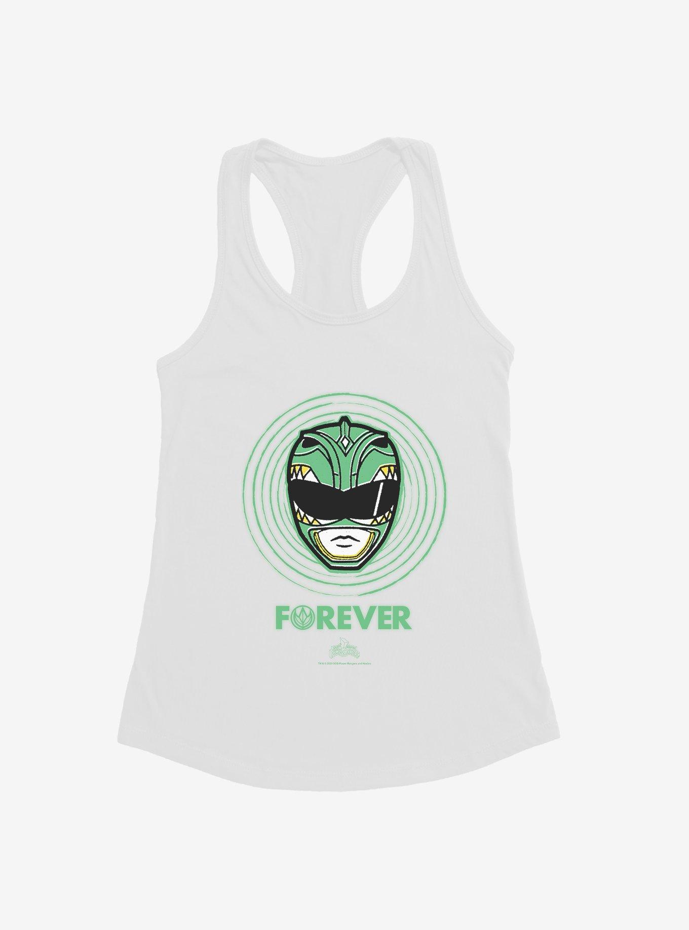 Mighty Morphin Power Rangers Green Ranger Forever Girls Tank, WHITE, hi-res