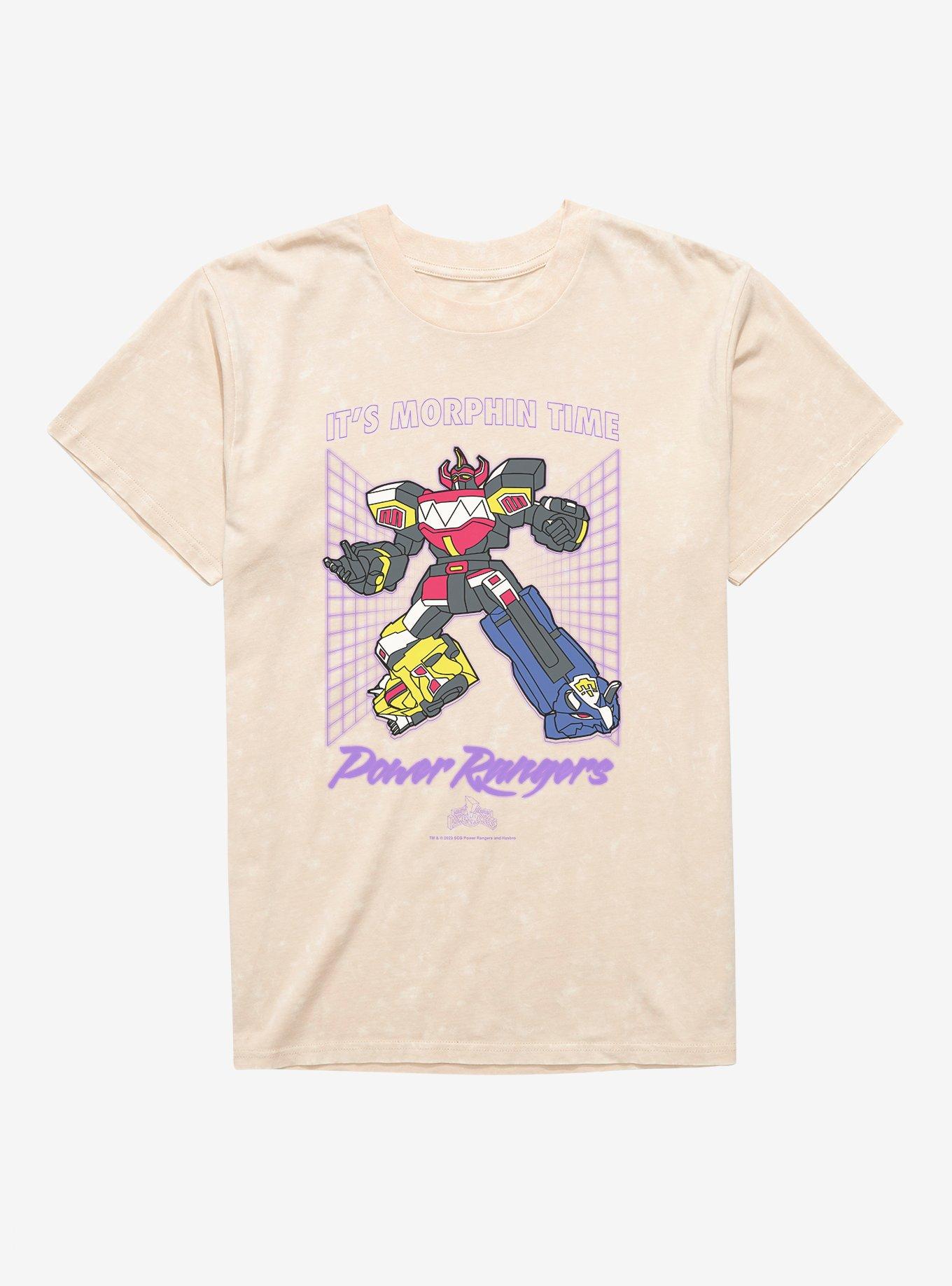 Mighty Morphin Power Rangers It's Morphin Time Alpha 5 Mineral Wash T-Shirt