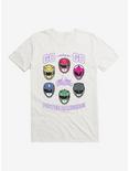 Mighty Morphin Power Rangers Go Go Power Rangers Helmets T-Shirt, WHITE, hi-res