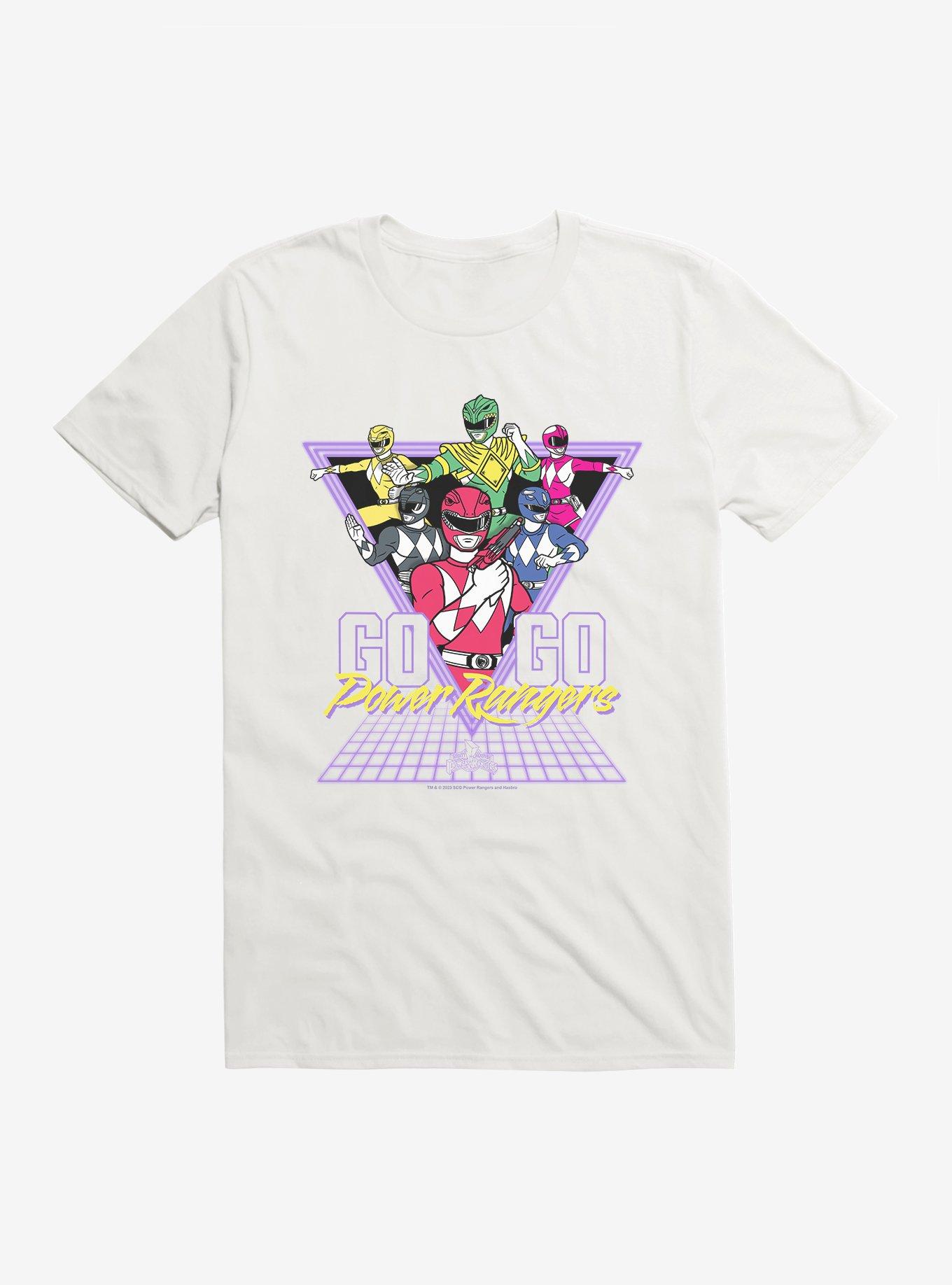 Mighty Morphin Power Rangers Go Go Power Rangers Retro T-Shirt, , hi-res