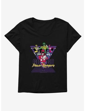 Mighty Morphin Power Rangers Go Go Power Rangers Retro Womens T-Shirt Plus Size, , hi-res