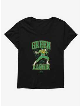 Mighty Morphin Power Rangers Green Ranger Clover Womens T-Shirt Plus Size, , hi-res