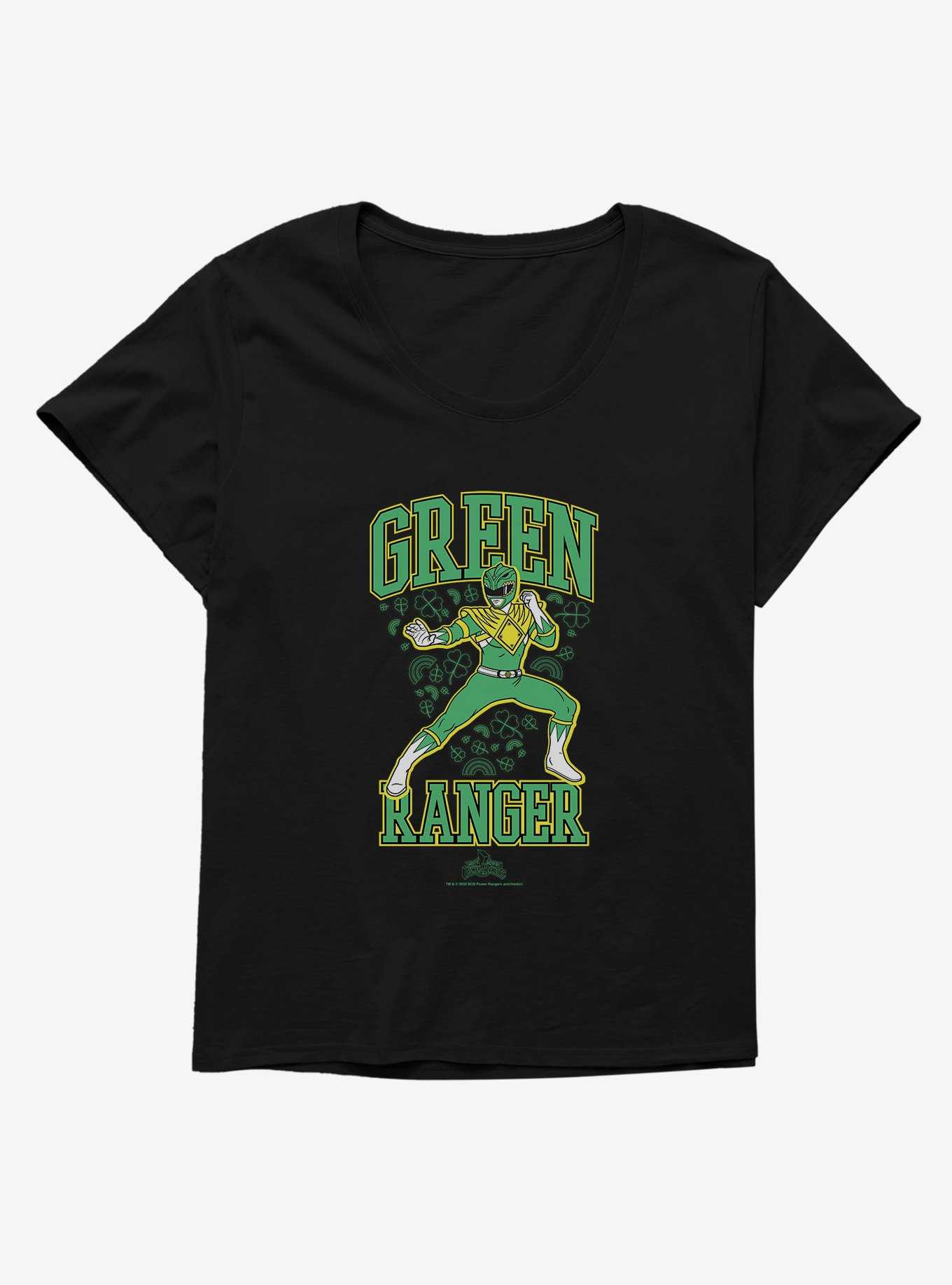 Mighty Morphin Power Rangers Green Ranger Clover Womens T-Shirt Plus Size, , hi-res
