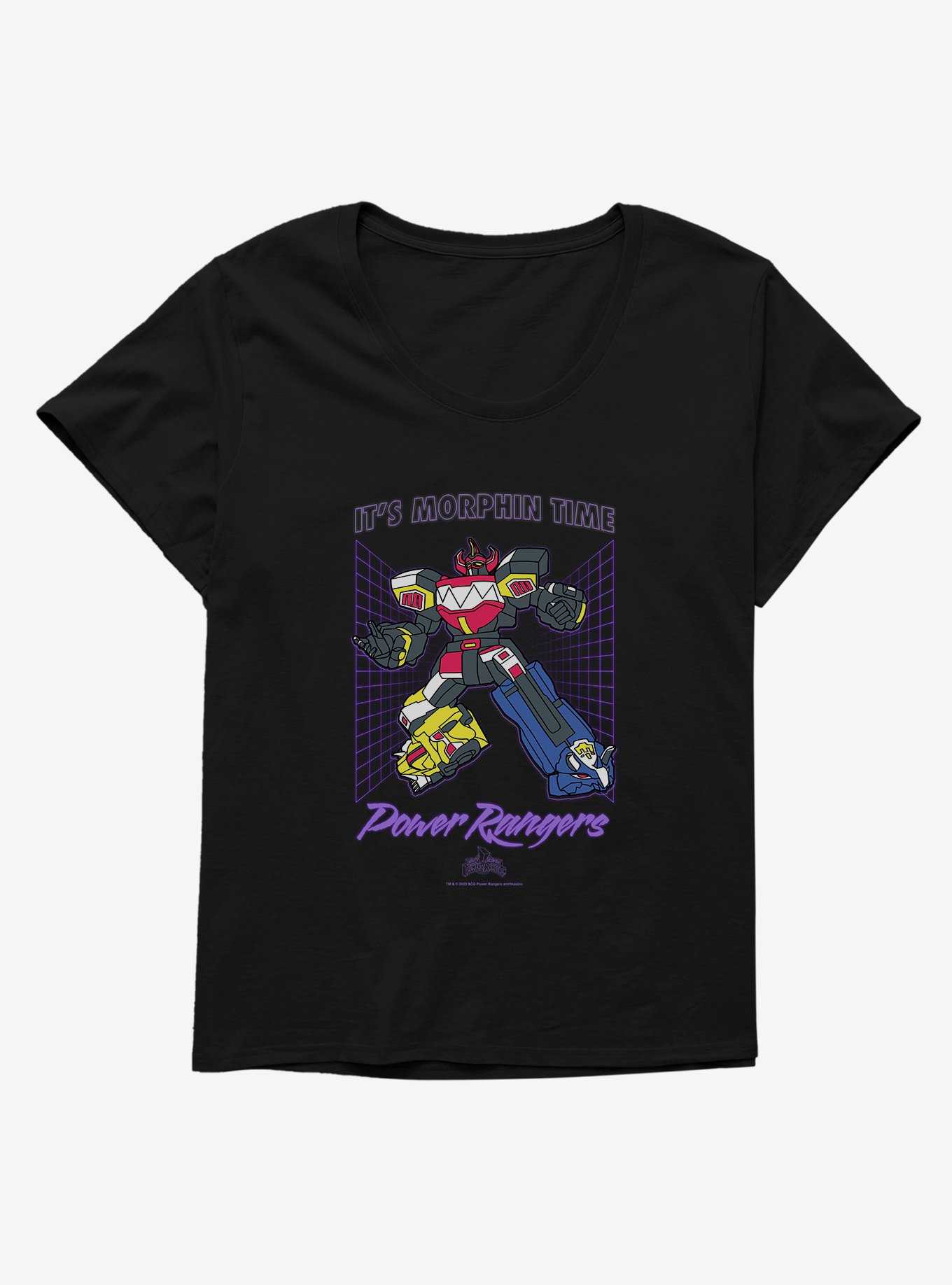 Mighty Morphin Power Rangers It's Morphin Time Alpha 5 Womens T-Shirt Plus Size, , hi-res