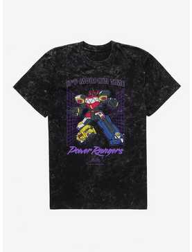 Mighty Morphin Power Rangers It's Morphin Time Alpha 5 Mineral Wash T-Shirt, , hi-res