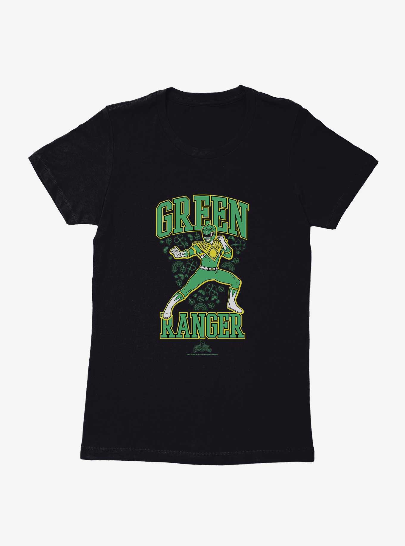 Mighty Morphin Power Rangers Green Ranger Clover Womens T-Shirt, , hi-res