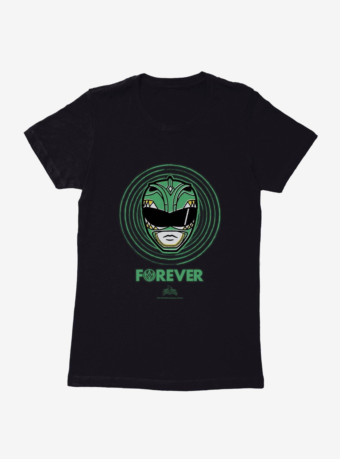 Mighty Morphin Power Rangers Green Ranger Forever Womens T-Shirt