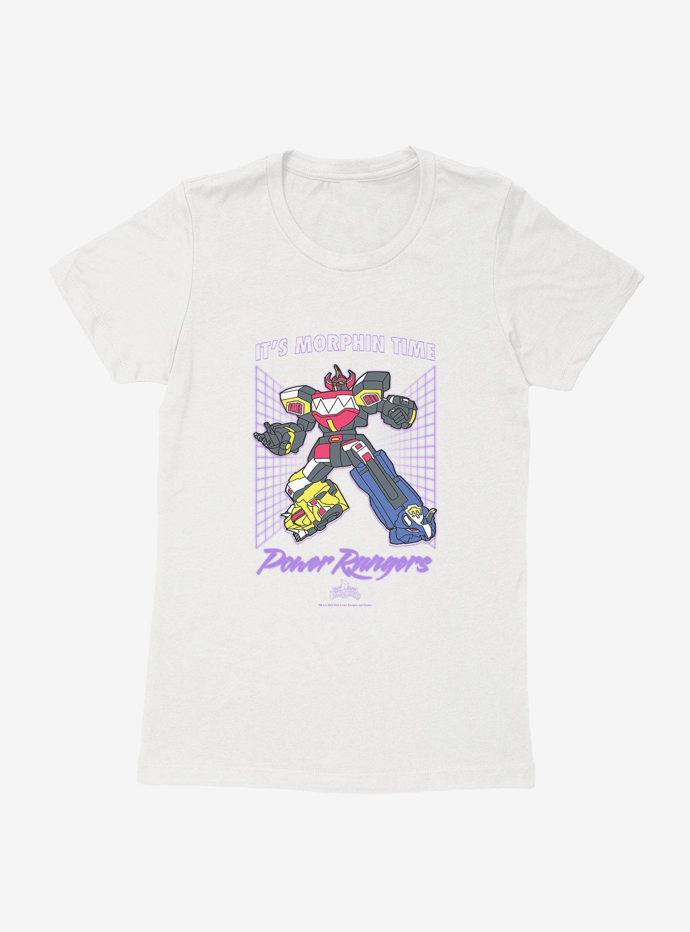 Mighty Morphin Power Rangers It's Morphin Time Alpha 5 Womens T-Shirt