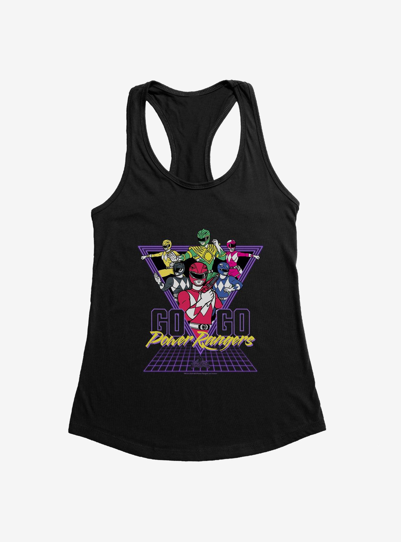 Mighty Morphin Power Rangers Go Go Power Rangers Retro Womens Tank Top, , hi-res